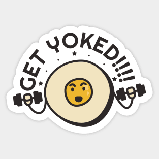 Get Yoked Sticker